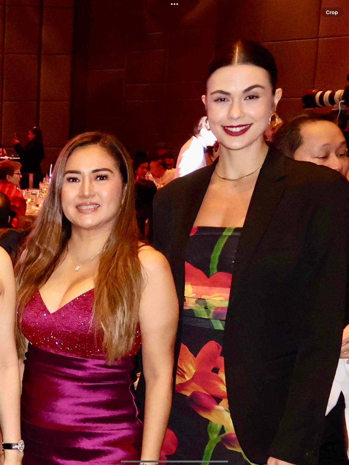 Ina Sarossa and Carol Andrade.